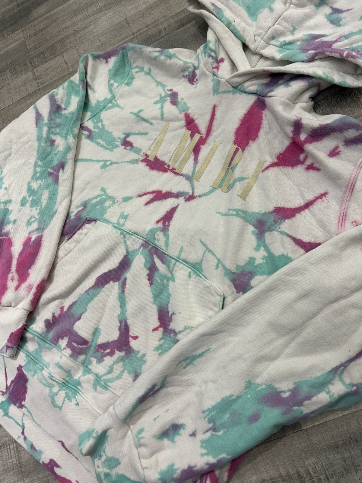 Amiri Amiri Tie Dye Core Logo Hoodie Size US XL / EU 56 / 4 - 3 Thumbnail