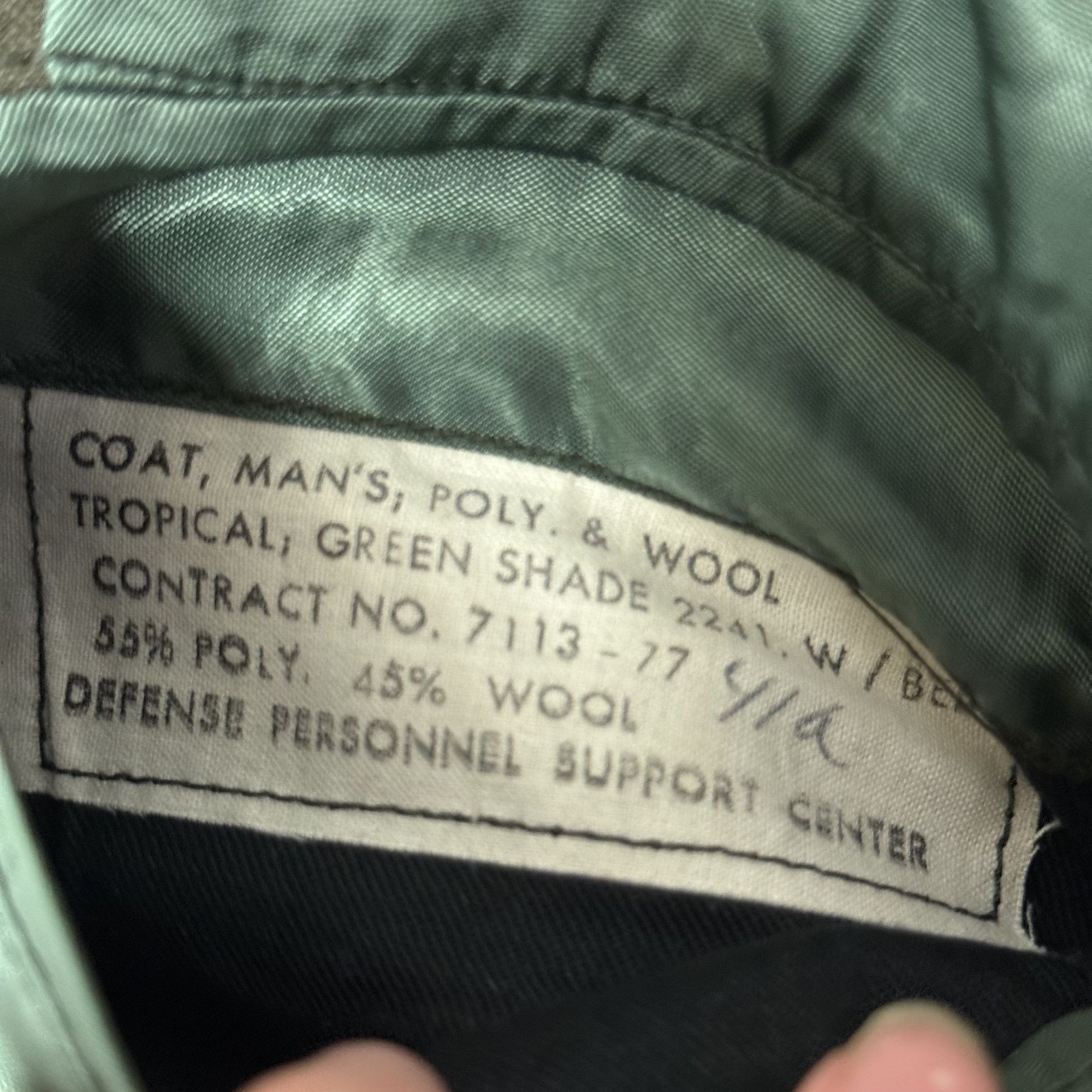 Other Vtg TROPICAL Military Dress Uniform BELTED USA Army Jacket Size 38R - 8 Thumbnail