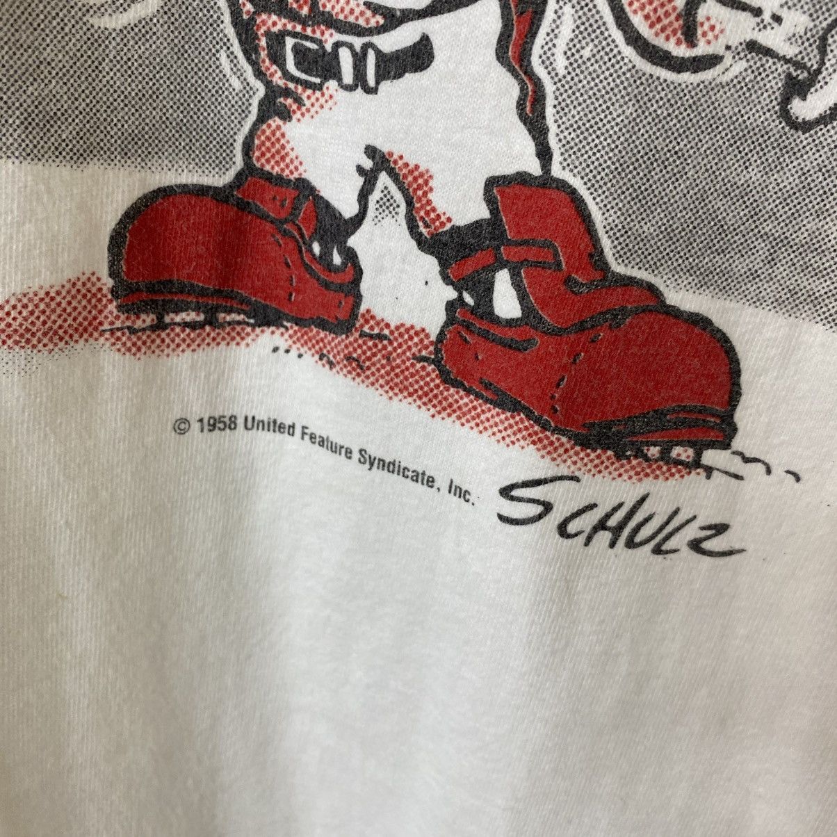 Peanuts 1991 Peanuts Snoopy x Cincinnati Reds MLB Jostens T Shirt Size US L / EU 52-54 / 3 - 4 Thumbnail