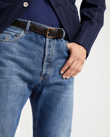 Brunello Cucinelli Denim Pants in Open Blue Size US 30 / EU 46 - 3 Thumbnail