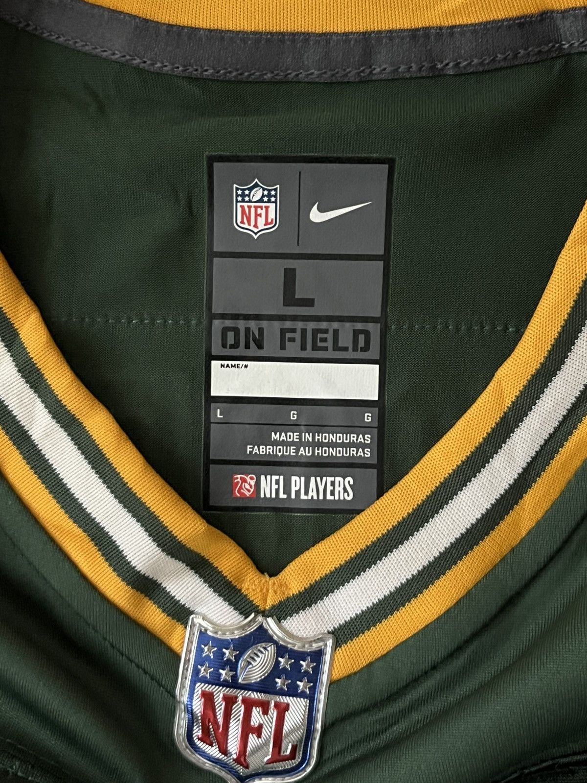 Nike Green Bay Packers #12 Aaron Rodgers NFL Jersey Aaron Rodgers Size US L / EU 52-54 / 3 - 3 Thumbnail