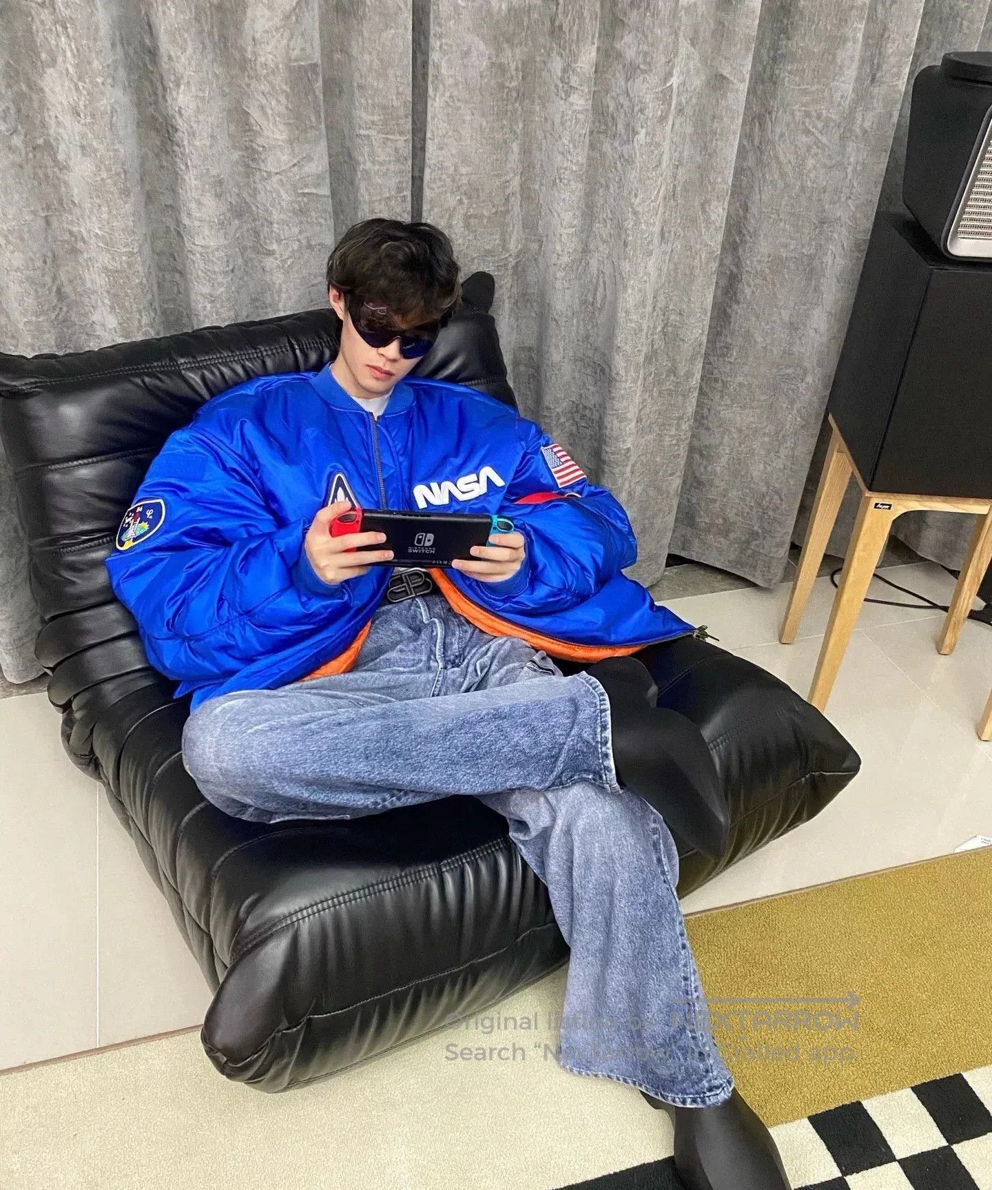 Balenciaga Balenciaga NASA collaboration blue flight jacket. Size US M / EU 48-50 / 2 - 8 Thumbnail