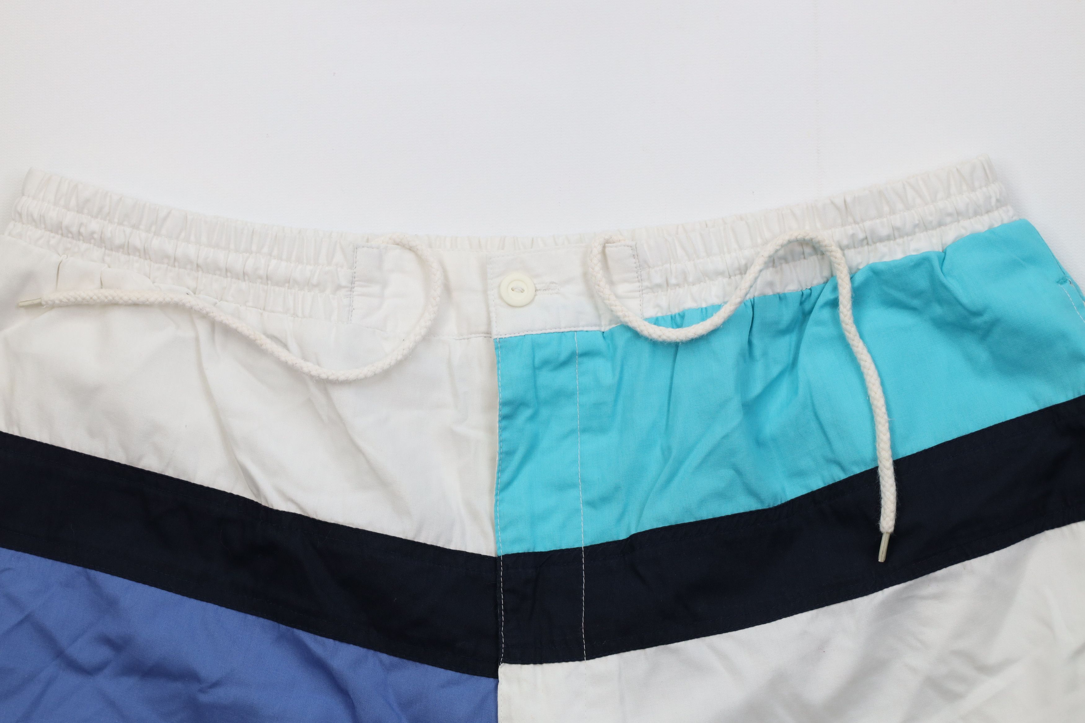 Vintage Vintage 90s Streetwear Lined Sailing Swim Trunks Shorts Size US 36 / EU 52 - 2 Thumbnail