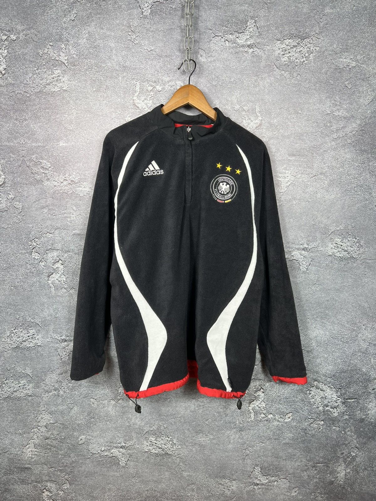 Adidas Vintage 2005 Deutschland Germany Reversible Track Jacket Size US L / EU 52-54 / 3 - 2 Thumbnail