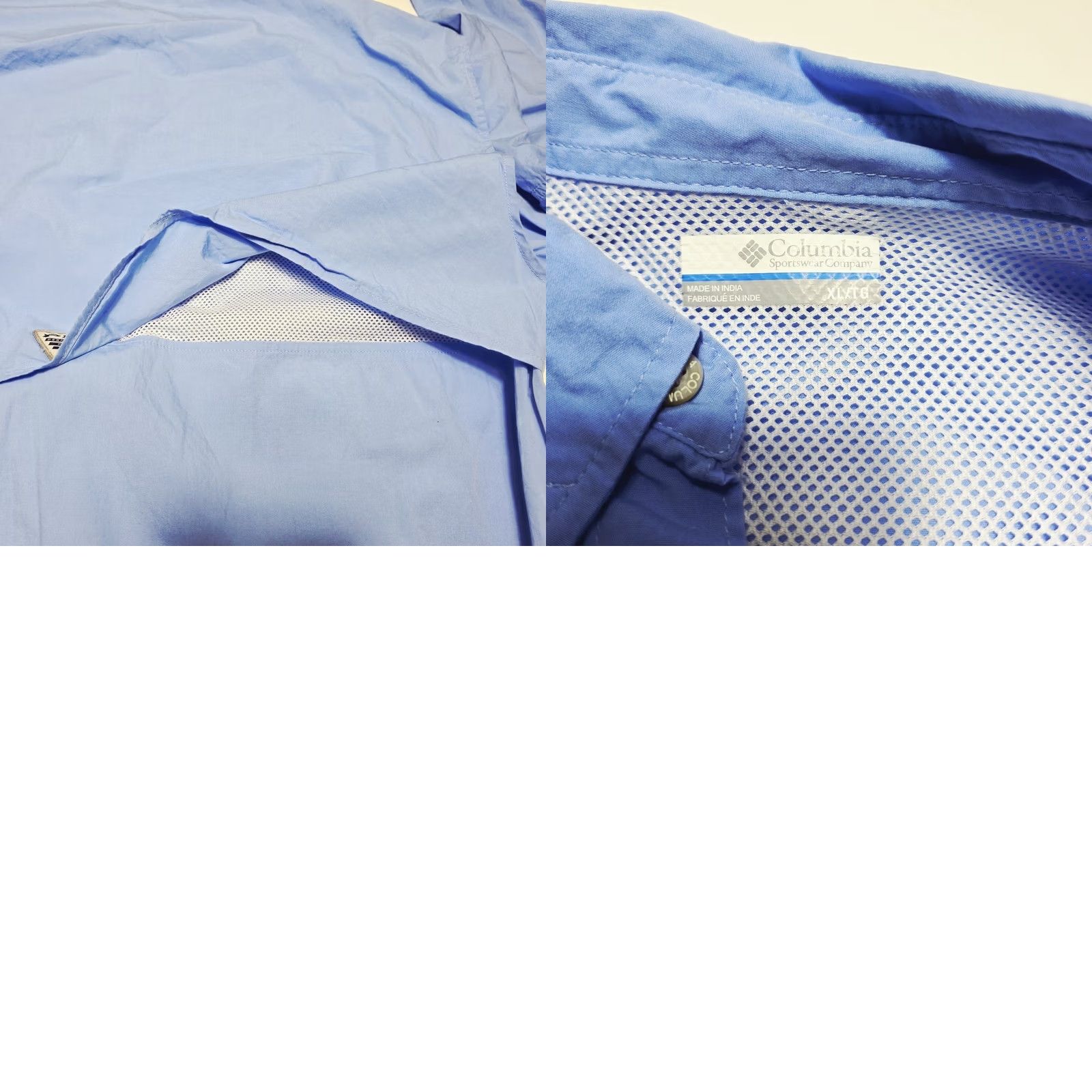 Vintage Columbia PFG Shirt Button-Down Longsleeve Men XL Blue Vented Size US XL / EU 56 / 4 - 8 Thumbnail