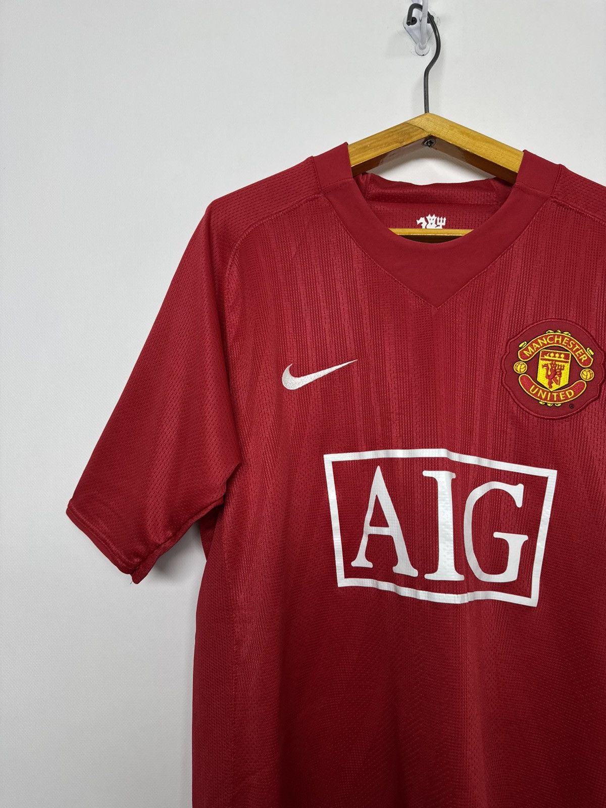 Nike Vintage Nike Manchester United 2007-09 Home Soccer Jersey Size US M / EU 48-50 / 2 - 8 Thumbnail