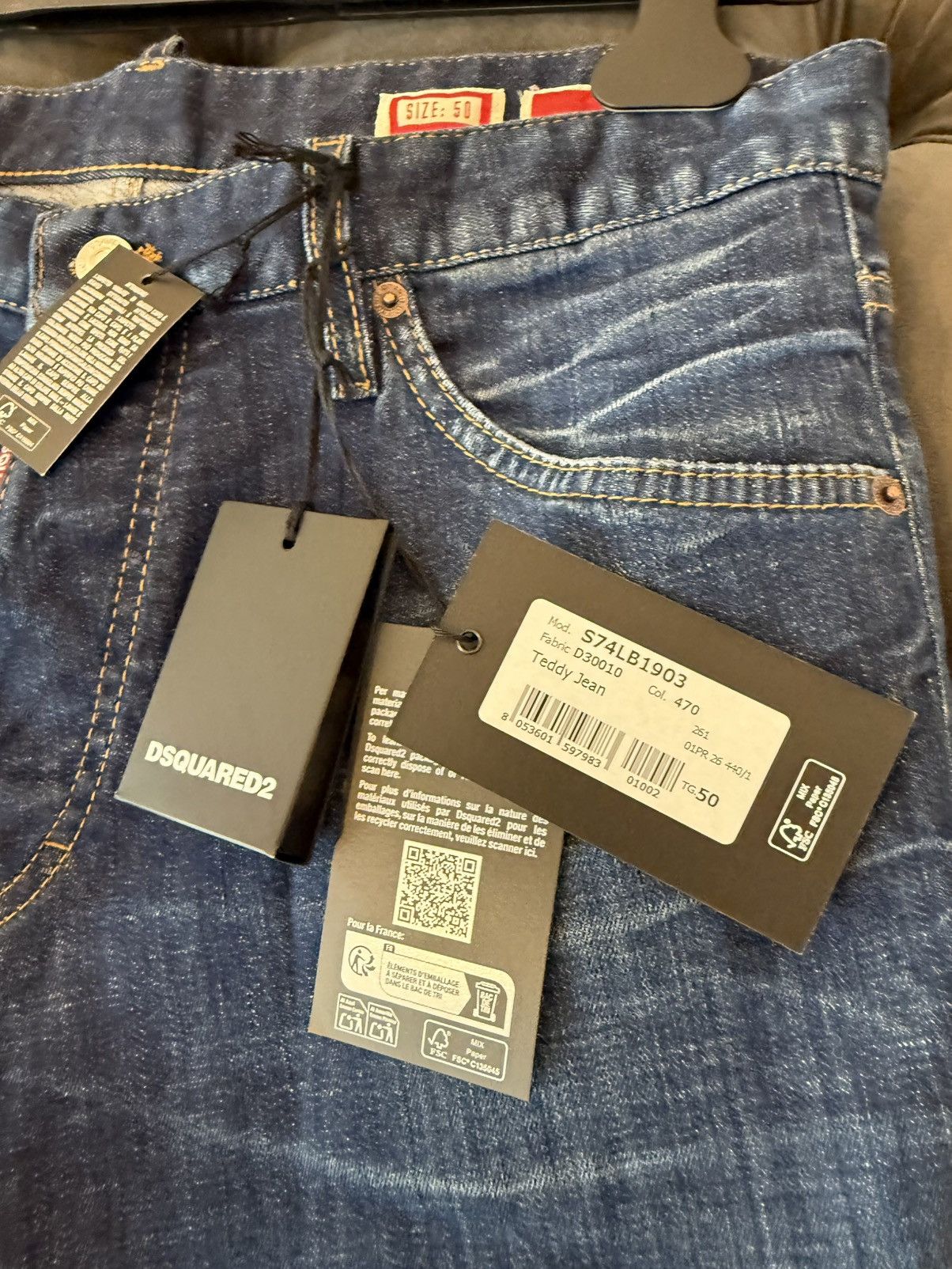 Dsquared2 Dsquared2 denim jeans dark blue Size US 34 / EU 50 - 5 Thumbnail