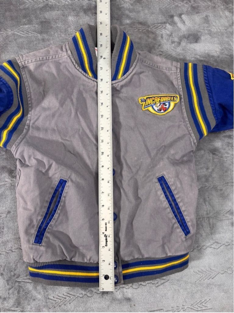 Disney Boys Disney The Incredibles Jacket, Size S, Gray & Blue Size US L / EU 52-54 / 3 - 4 Thumbnail