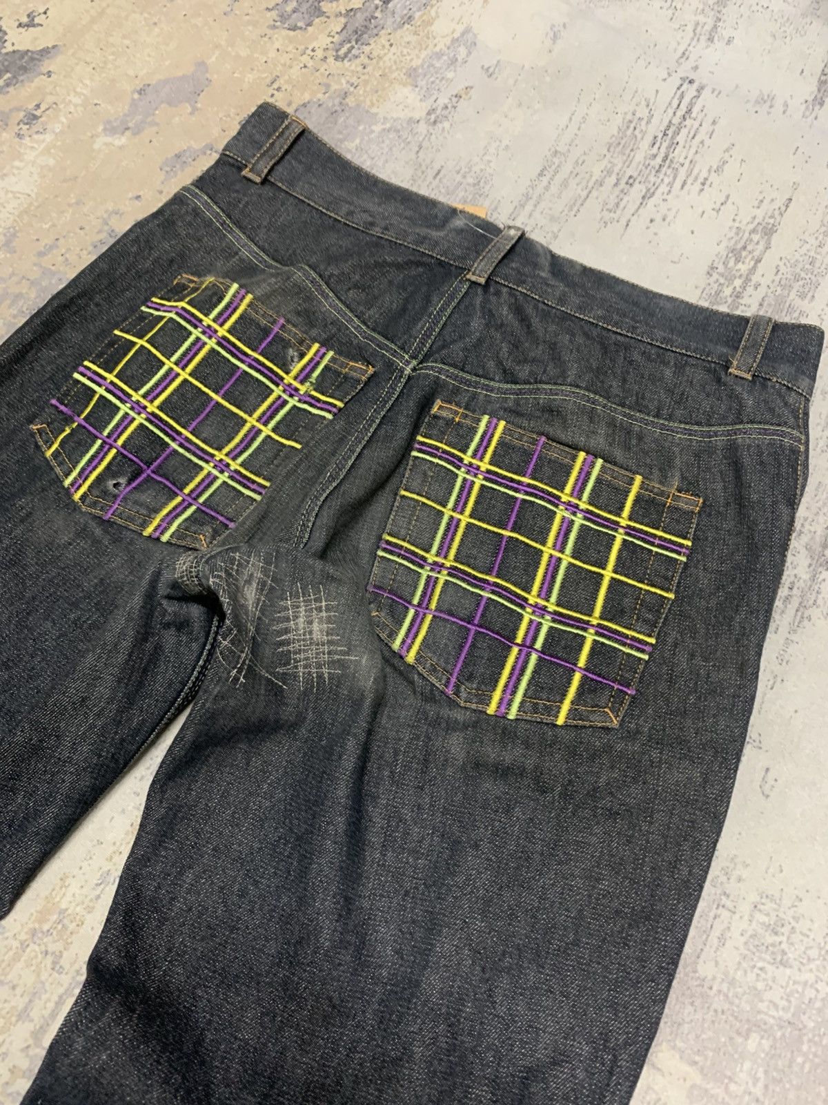 Japanese Brand Japanese Brand Octopus Army Black Loose Fit Jeans Size US 32 / EU 48 - 12 Thumbnail
