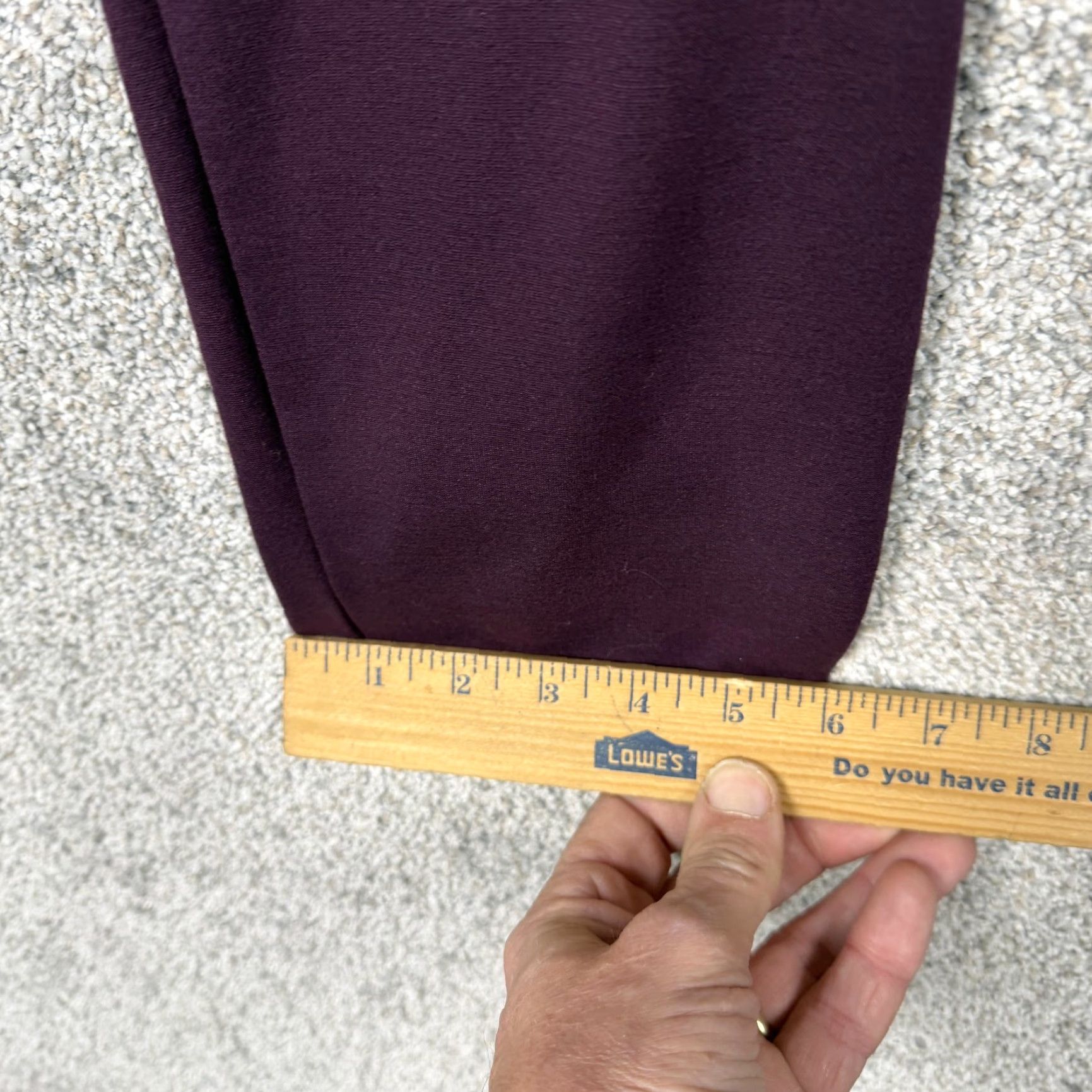 Calvin Klein Calvin Klein Pants Womens 14 Purple Jegging Skinny 33x27 Casual Slim Everyday Size 36" / US 14 / IT 50 - 3 Thumbnail