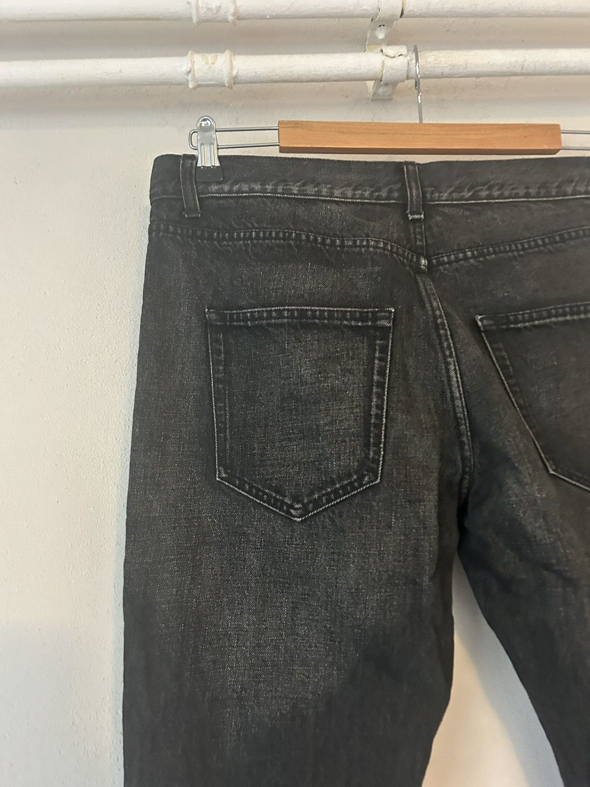 Saint Laurent Paris Black D02 M/SK-LW Jeans Size US 32 / EU 48 - 9 Thumbnail