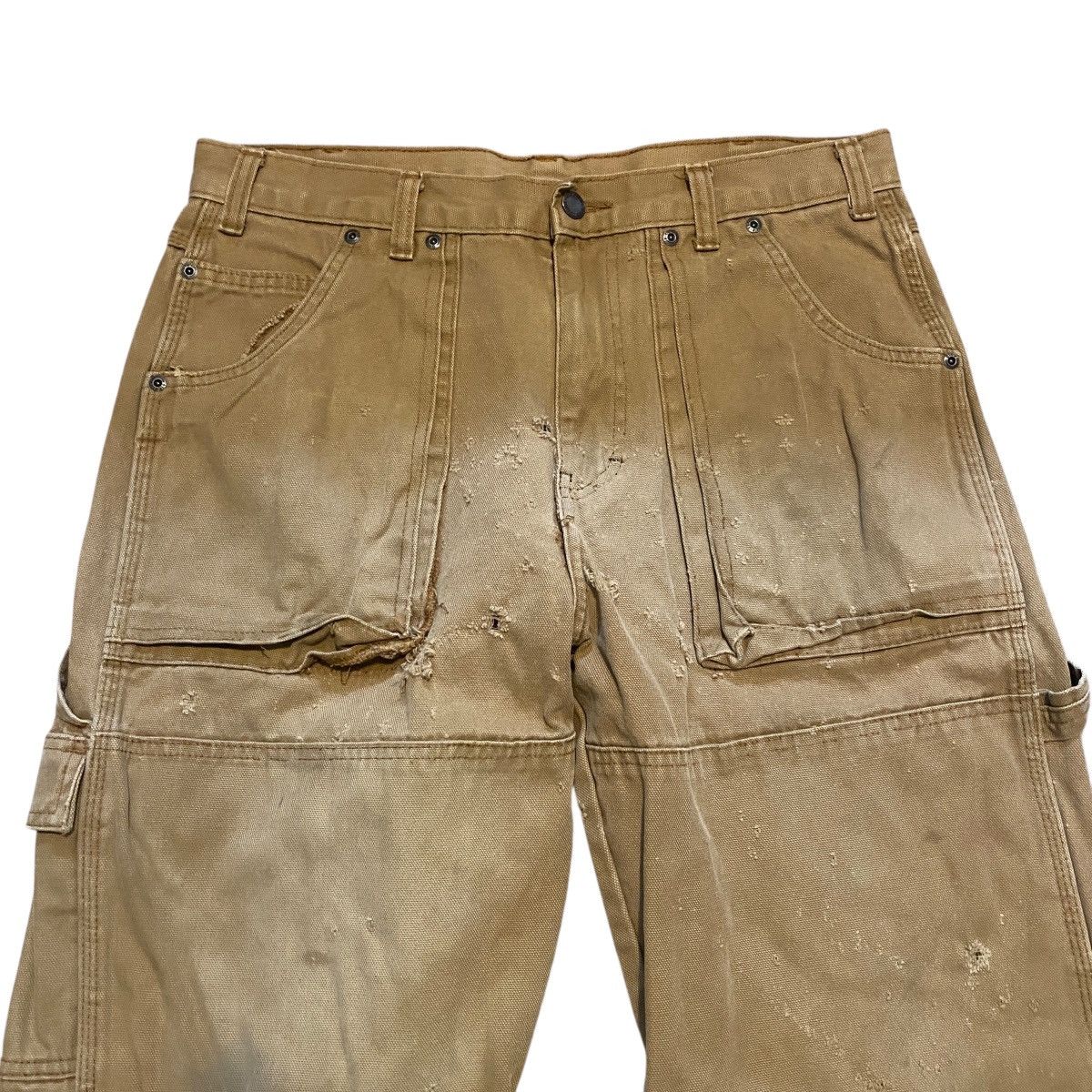 Dickies Vintage Dickies Distressed Cargo Carpenter Pants Size US 28 / EU 44 - 3 Thumbnail