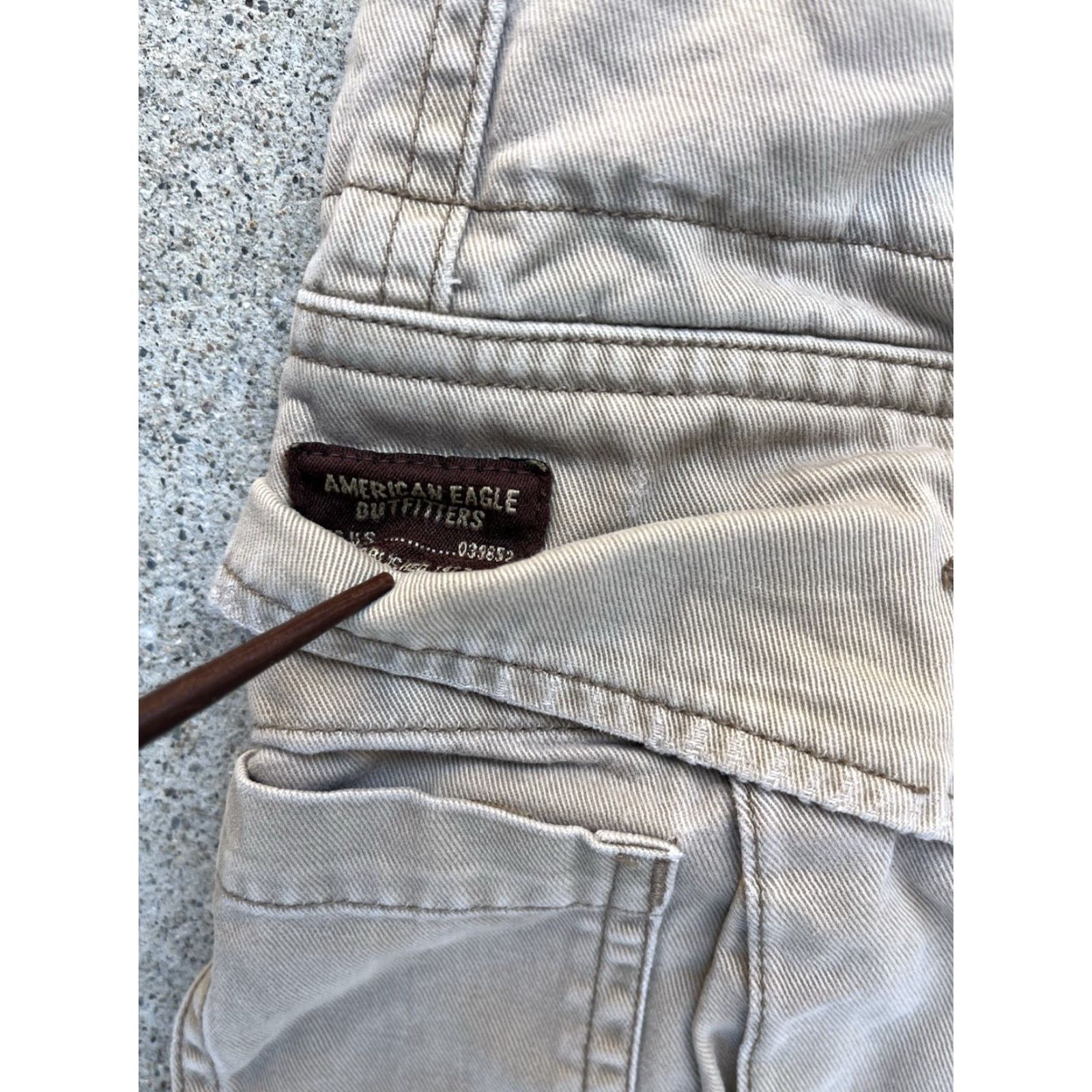 American Eagle Outfitters VINTAGE American Eagle Outfitters Cargo Shorts Beige 32 Men’s Casual 90s Y2K Boho Bohemian Outdoor Size US 32 / EU 48 - 7 Thumbnail