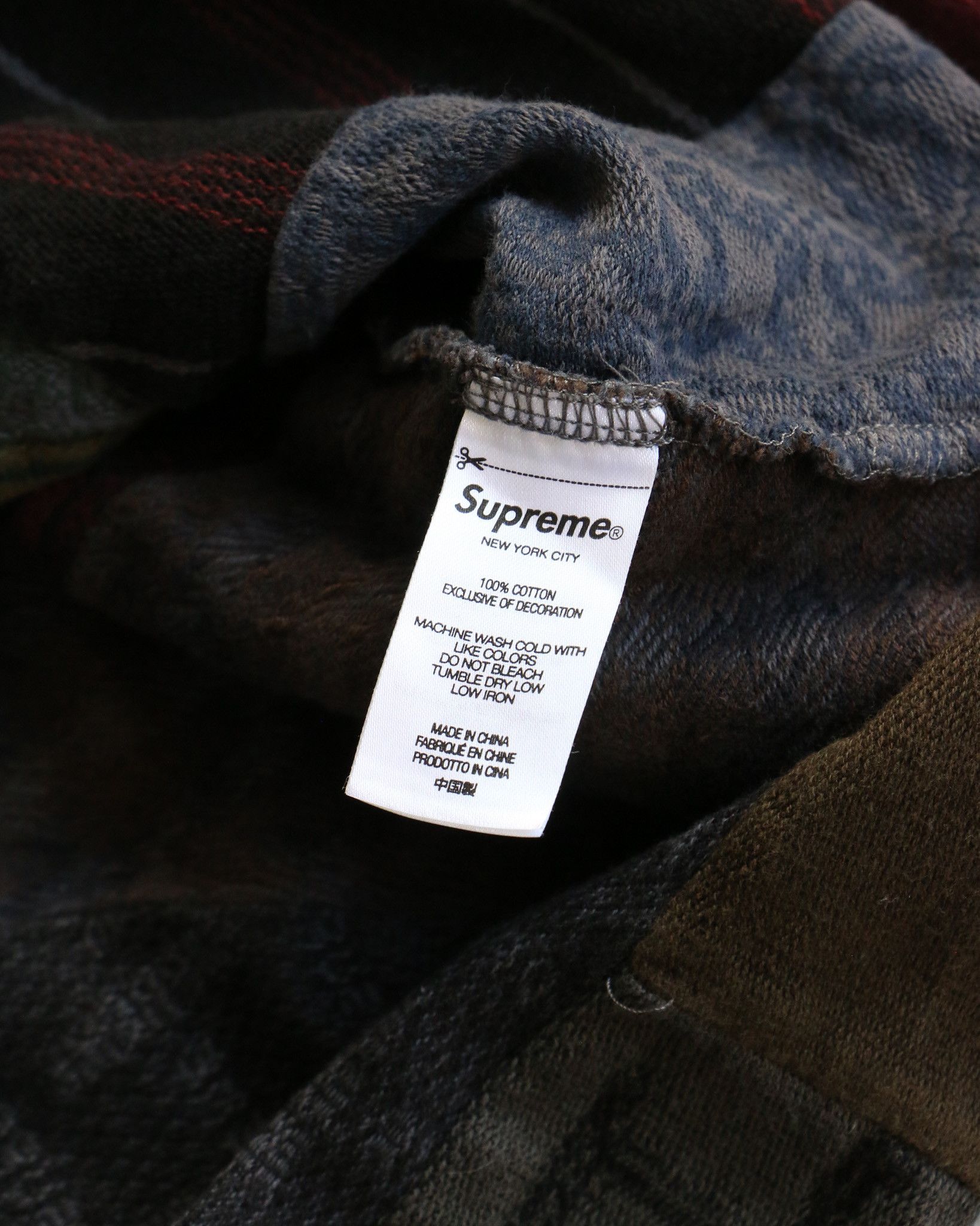 Supreme Supreme Schizo Jacquard Patchwork L/S Sweater Size US L / EU 52-54 / 3 - 5 Thumbnail