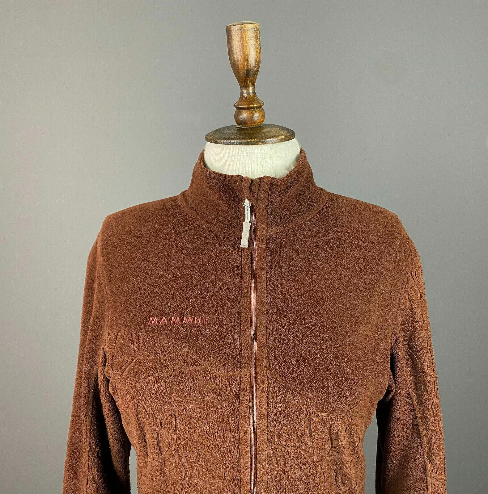 Mammut Ladies Mammut Technopile Borwn Floral Sweater Size M Size M / US 6-8 / IT 42-44 - 2 Thumbnail