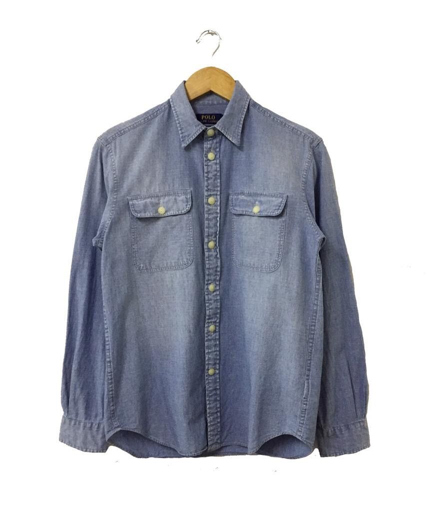 Ralph Lauren POLO RALPH LAUREN DOUBLE POCKET REGATTA CHAMBRAY JEANS SHIRT Size US S / EU 44-46 / 1 - 1 Thumbnail