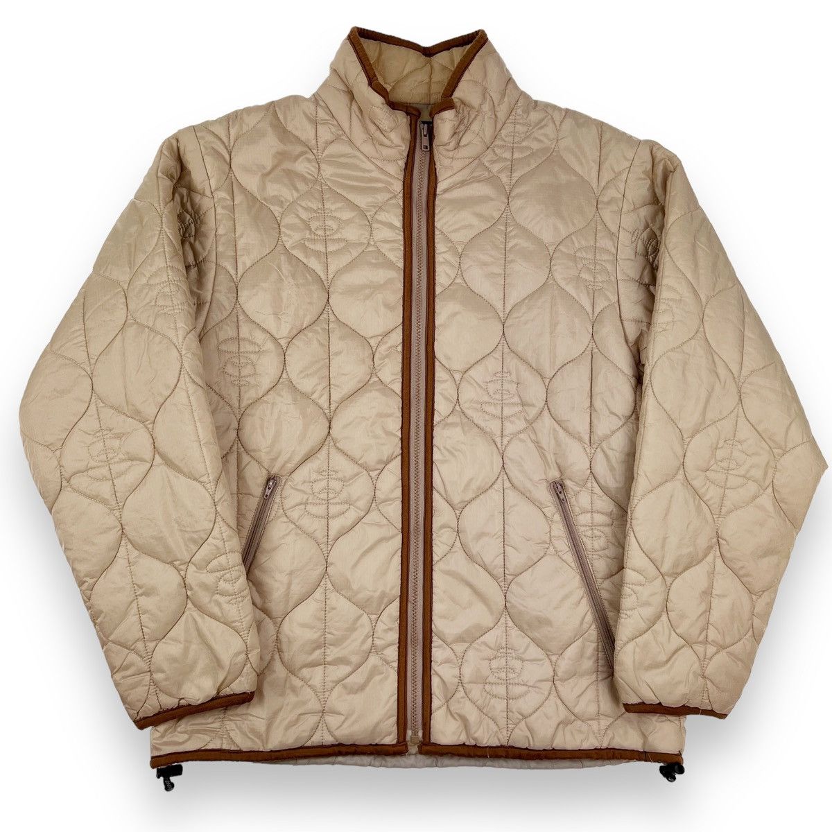 Bape Bape Ape Head Quilted Beige Jacket Size US M / EU 48-50 / 2 - 2 Thumbnail