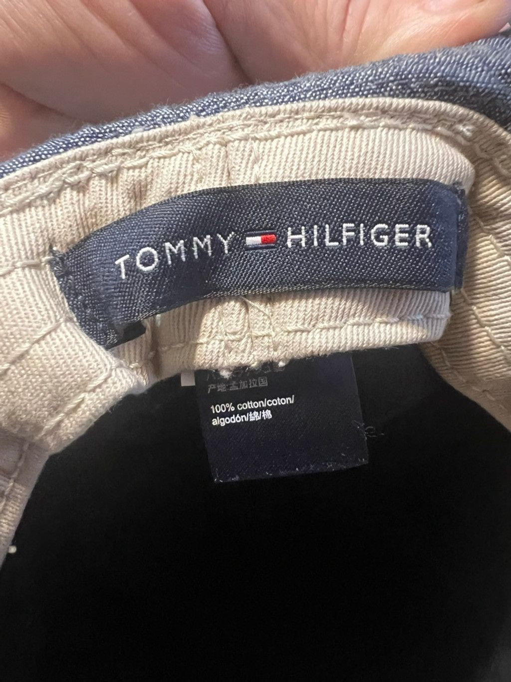 Tommy Hilfiger Women's Tommy Hilfiger Navy Light Blue One Size Bucket Hat Size ONE SIZE - 5 Thumbnail