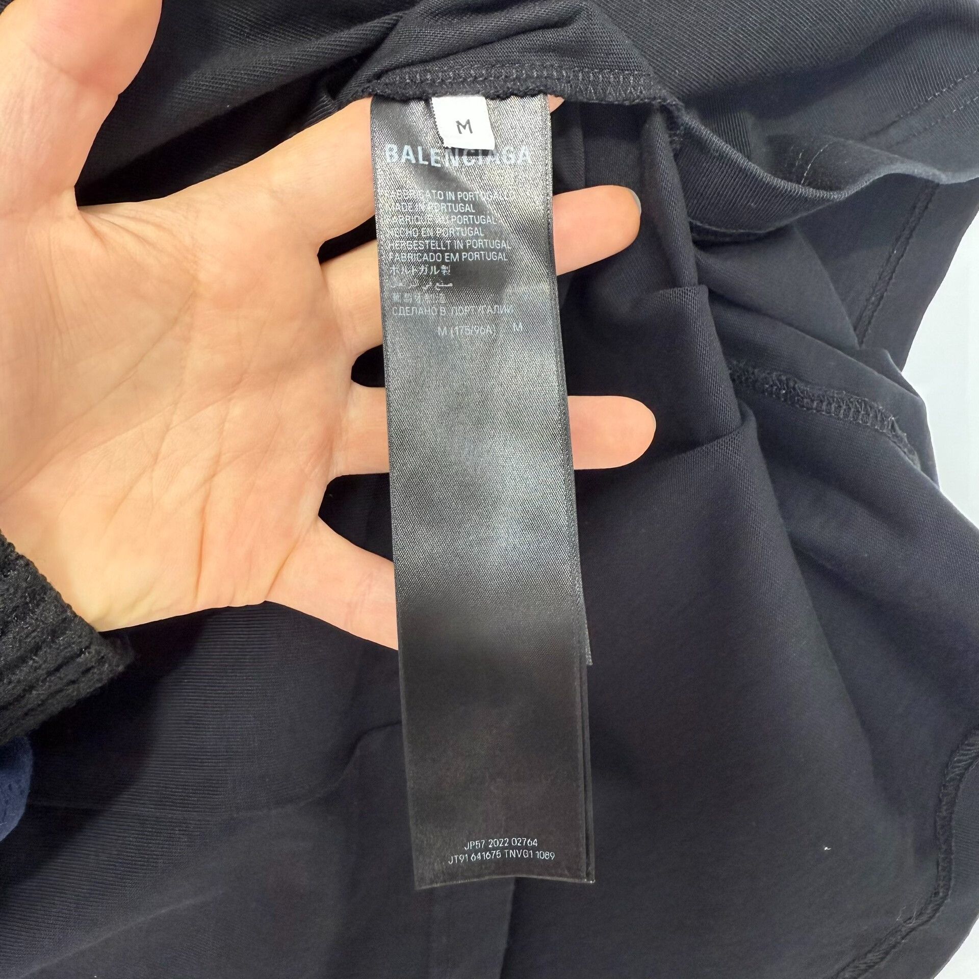 Balenciaga Balenciaga black short sleeve T-shirt size M Size US M / EU 48-50 / 2 - 3 Thumbnail
