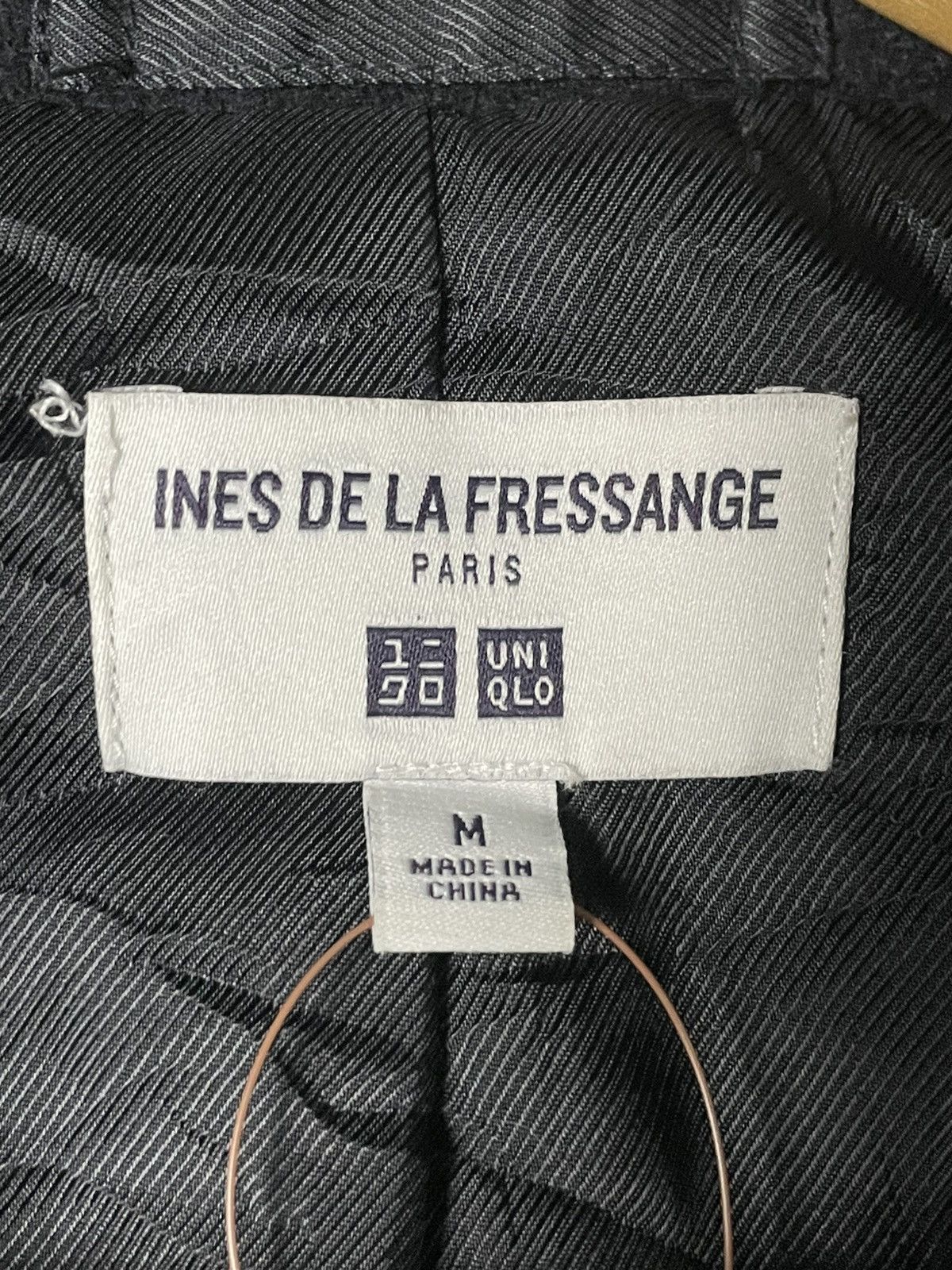 Japanese Brand × Uniqlo × Vintage Ines De La Fressange x Uniqlo Woolblend Chester Coat (89) Size US M / EU 48-50 / 2 - 6 Thumbnail