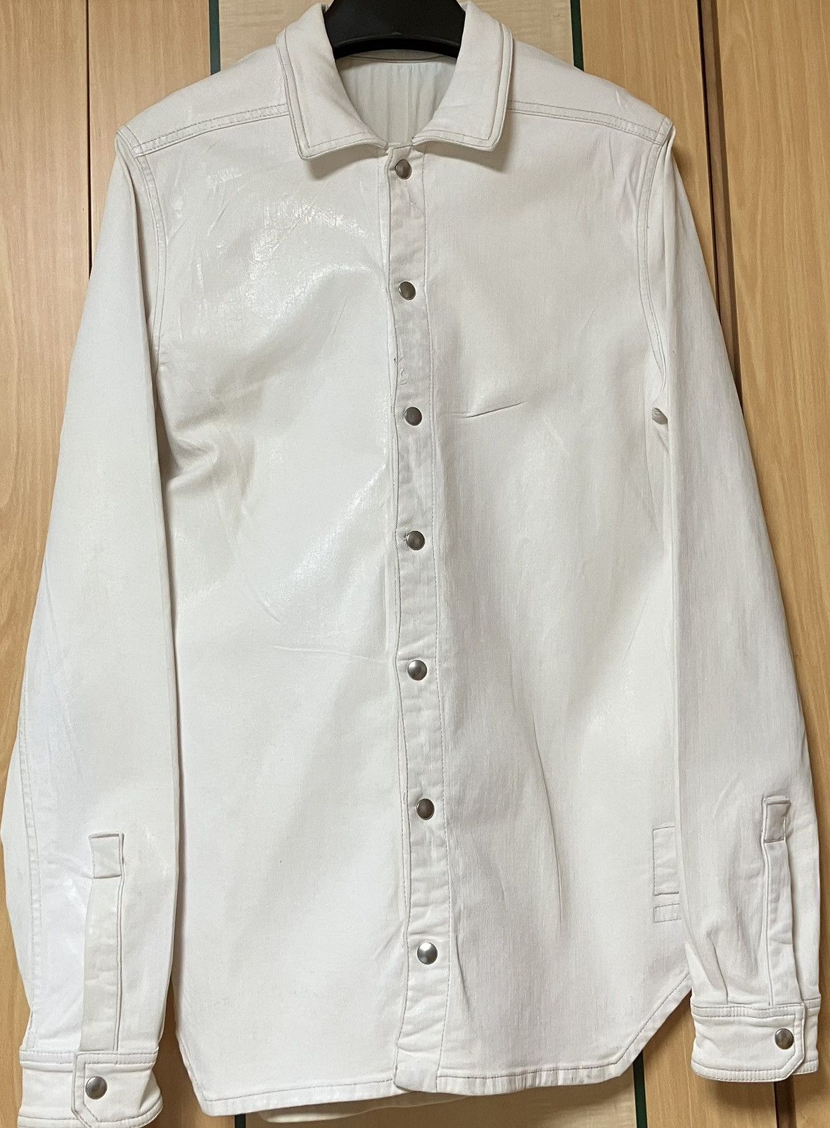 Rick Owens rick owens 20ss washed wax coated jacket Size US M / EU 48-50 / 2 - 1 Thumbnail