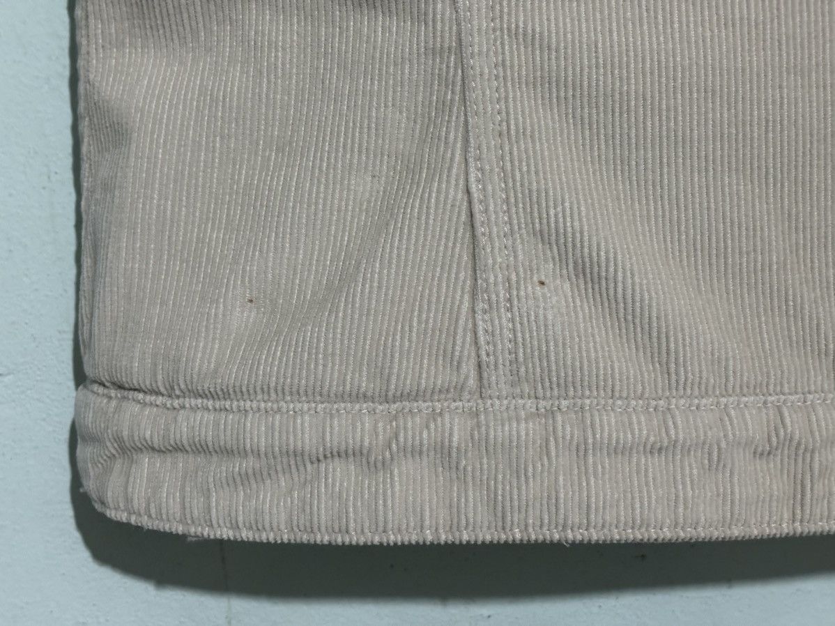 Gap Women Beige Vest Corduroy Sherpa Fleece Lined Size L / US 10 / IT 46 - 3 Thumbnail