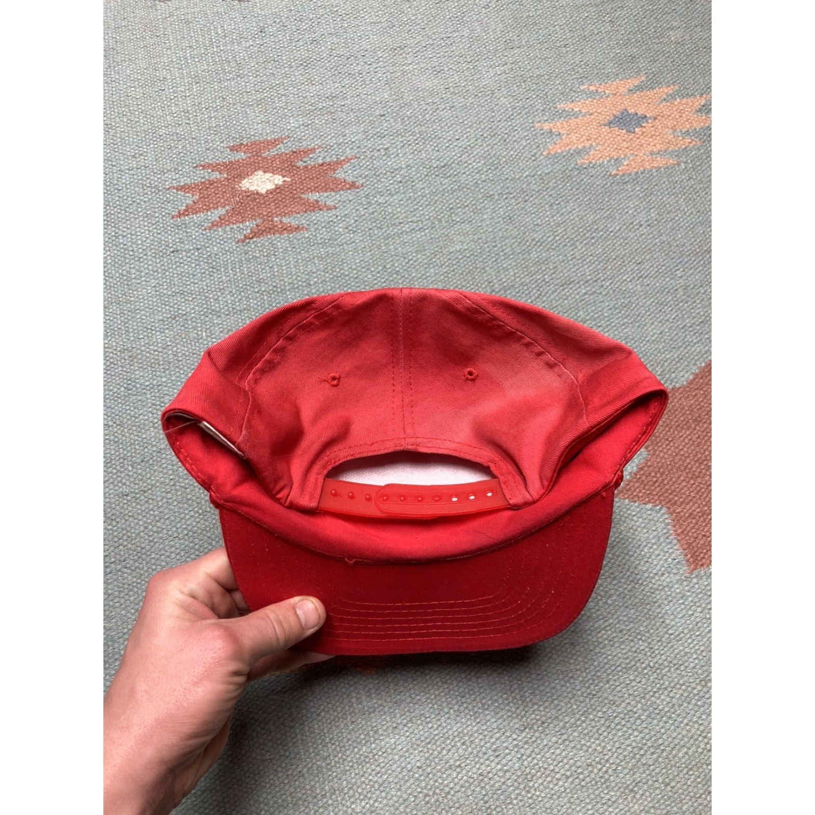 Vintage VINTAGE SnapBack Hat Cap 90s Red Men Adjustable Snapback Hytrin terazosin HCI capsules Drug Unclear Size ONE SIZE - 5 Thumbnail