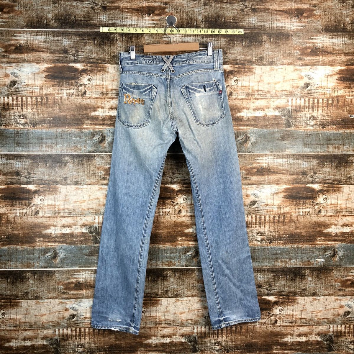 Replay Replay Blue Distressed Denim Pants #A2392 Size US 28 / EU 44 - 14 Thumbnail
