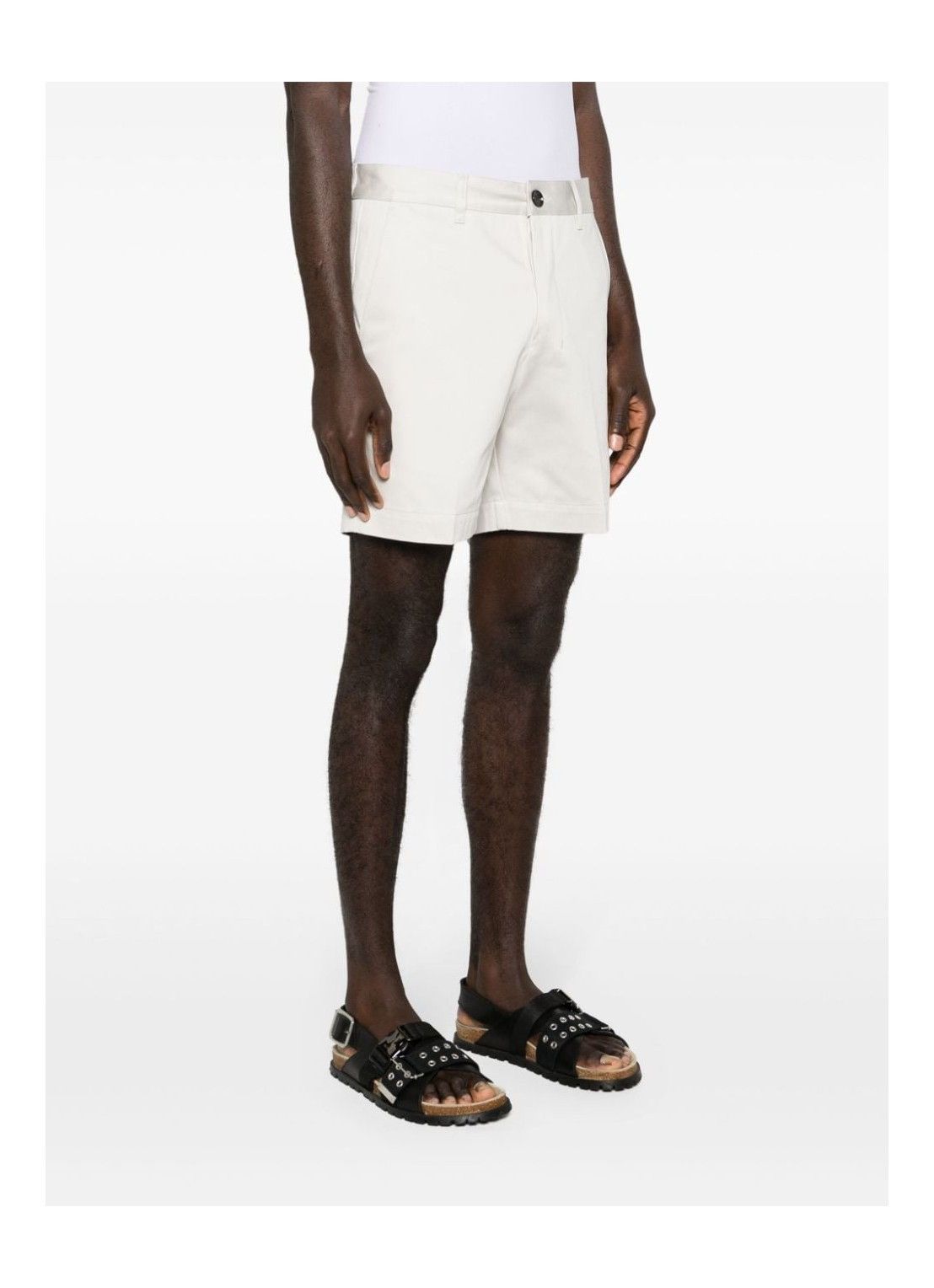 AMI BNWT $400 AMI S White Craie chino shorts classic cotton Size US 30 / EU 46 - 1 Thumbnail