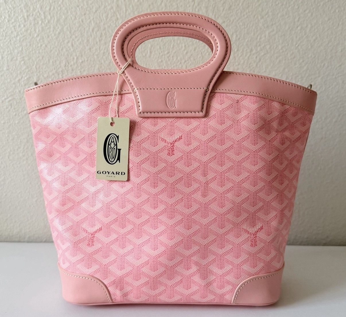 Goyard Goyard Pink Tote Bag Rare Beluga SakuraPearl 2008 Authentic Size ONE SIZE - 1 Thumbnail