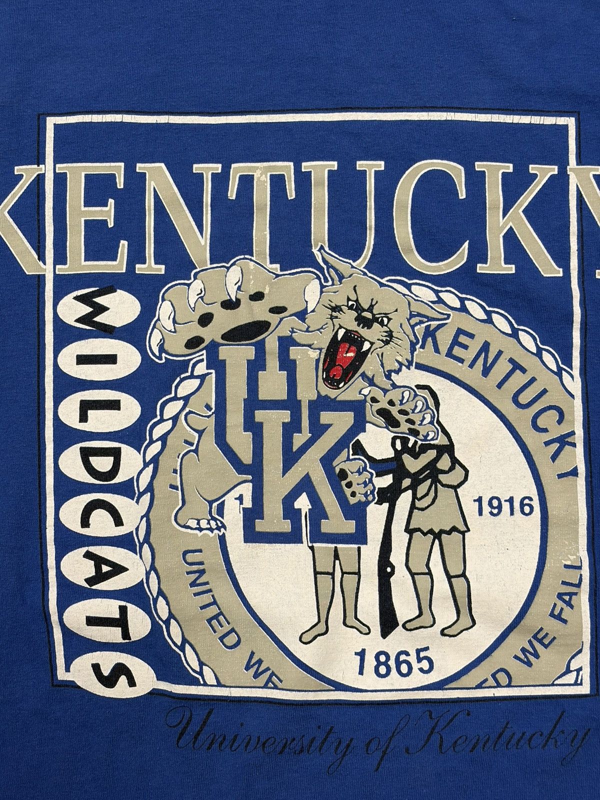 Hanes Vintage Kentucky Wildcats Shirt Mens XXL Basketball 90s Size US XXL / EU 58 / 5 - 2 Thumbnail