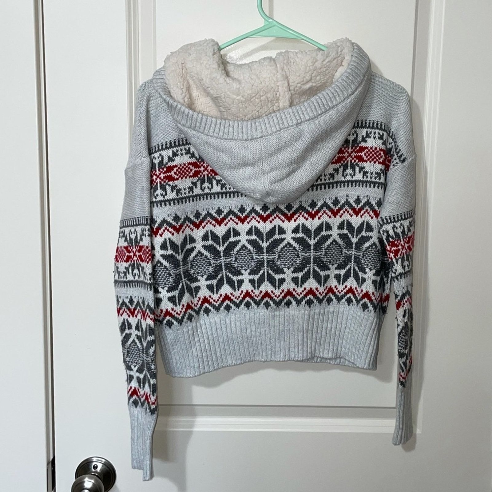 Other Yes Lola Gray Pullover Sherpa Hoodie Size XS Size XS / US 0-2 / IT 36-38 - 2 Thumbnail