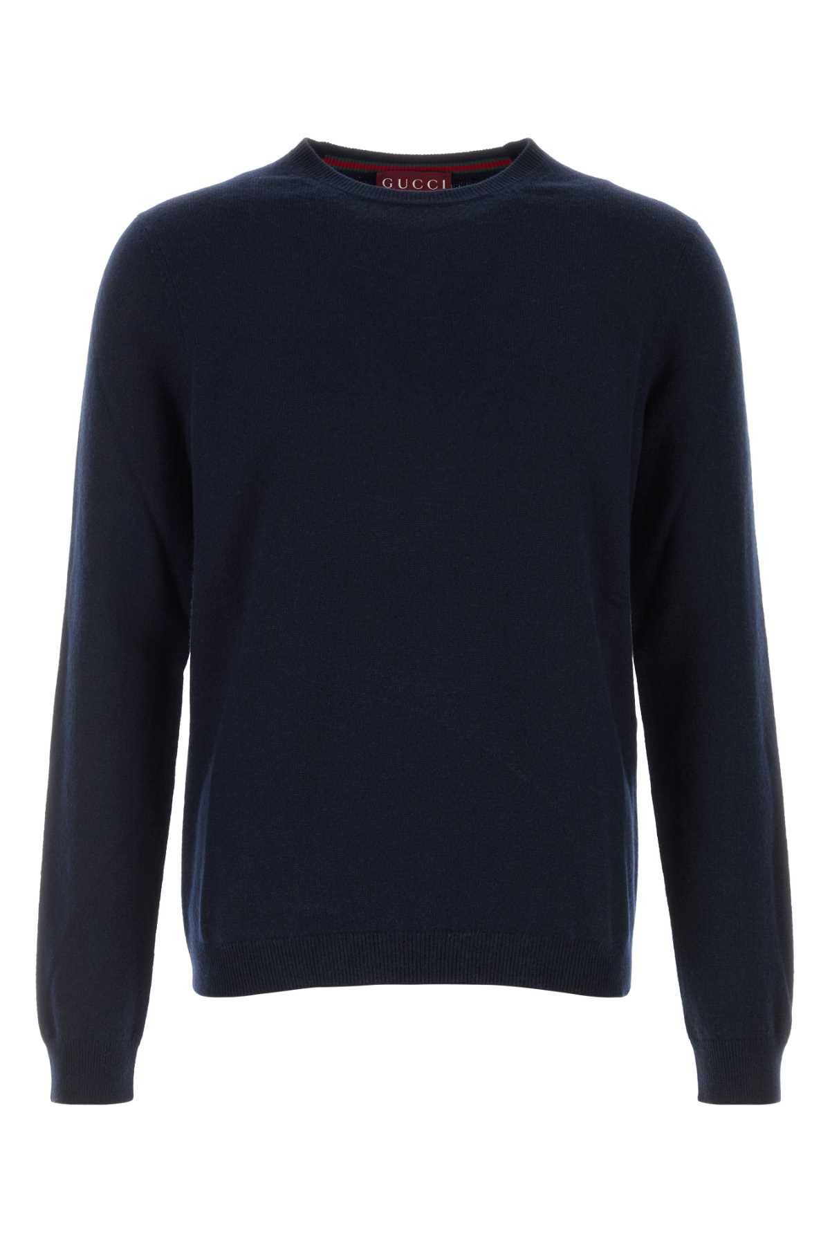 Gucci Midnight Blue Cashmere Sweater Size US L / EU 52-54 / 3 - 1 Thumbnail
