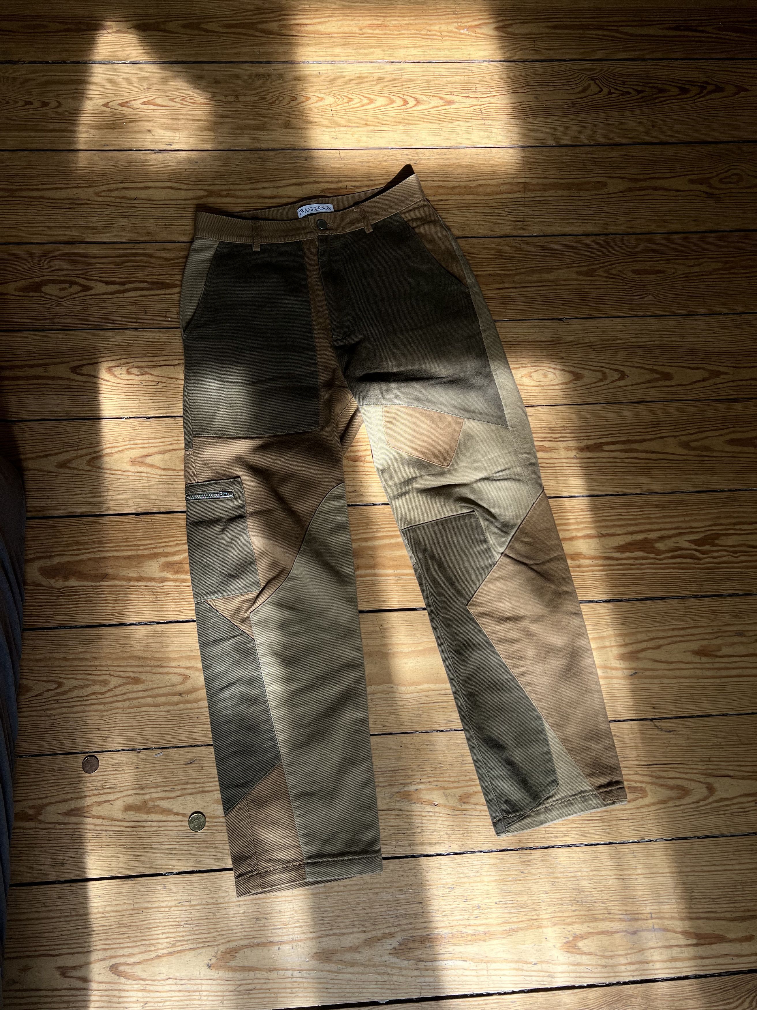 JW Anderson JW Anderson Patchwork Fatigue Trousers Size US 28 / EU 44 - 3 Thumbnail