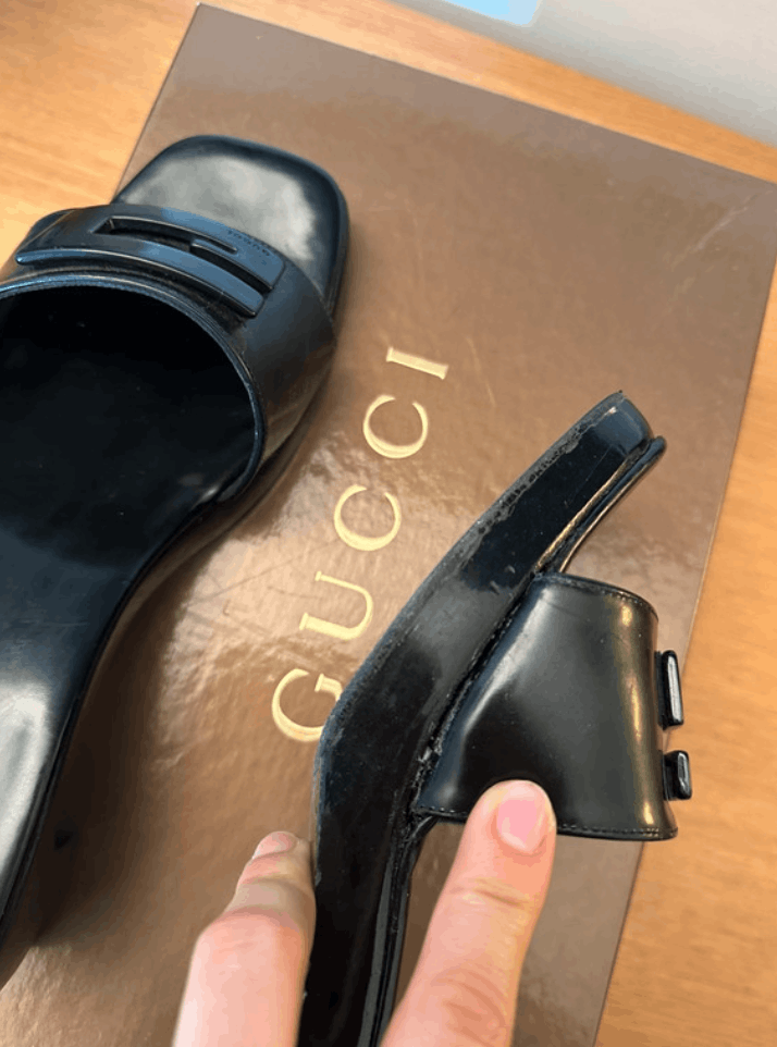 Gucci × Tom Ford × Vintage Gucci Shoes Sandals Mules Heels Leather Bamboo Tom Ford Size US 6 / IT 36 - 4 Thumbnail