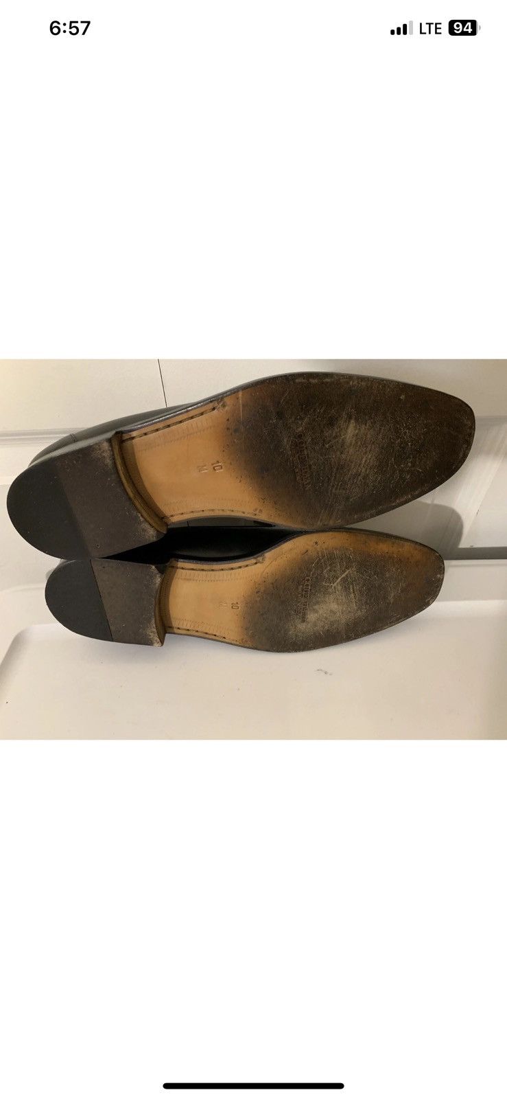Cole Haan Cole Haan Black Cap-Toe Tassel Loafers Men 10M Made in Italy Size US 10 / EU 43 - 11 Thumbnail
