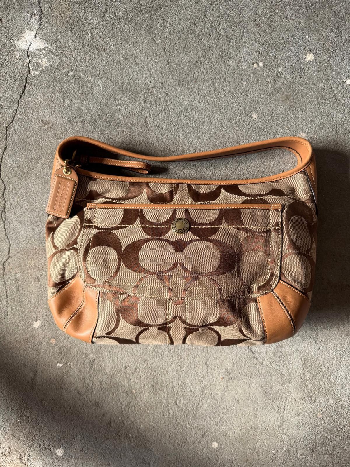 Coach Coach Signature Ergo Shoulder Bag Beige/Brown Size ONE SIZE - 1 Thumbnail