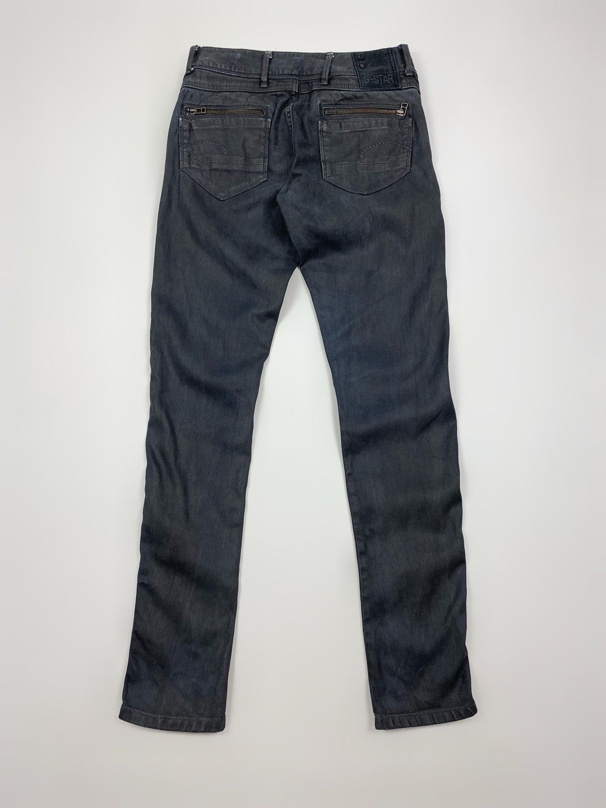 G-Star G-Star Raw Fender Skinny Low Rise Waxed Denim 30X32 Size 30" / US 8 / IT 44 - 8 Thumbnail