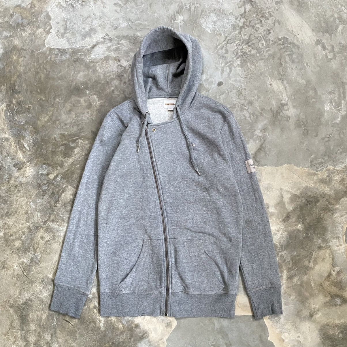 Diesel 2000’s Diesel Asymmetric Zip Hoodie Size US S / EU 44-46 / 1 - 1 Thumbnail
