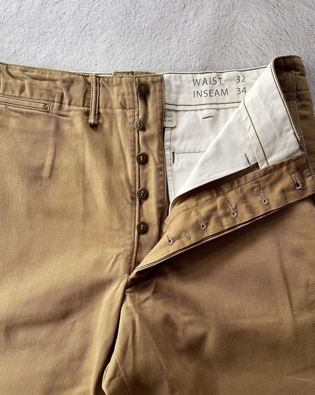 RRL Ralph Lauren RRL Chino Loose Fit 32x34 Size US 34 / EU 50 - 3 Thumbnail