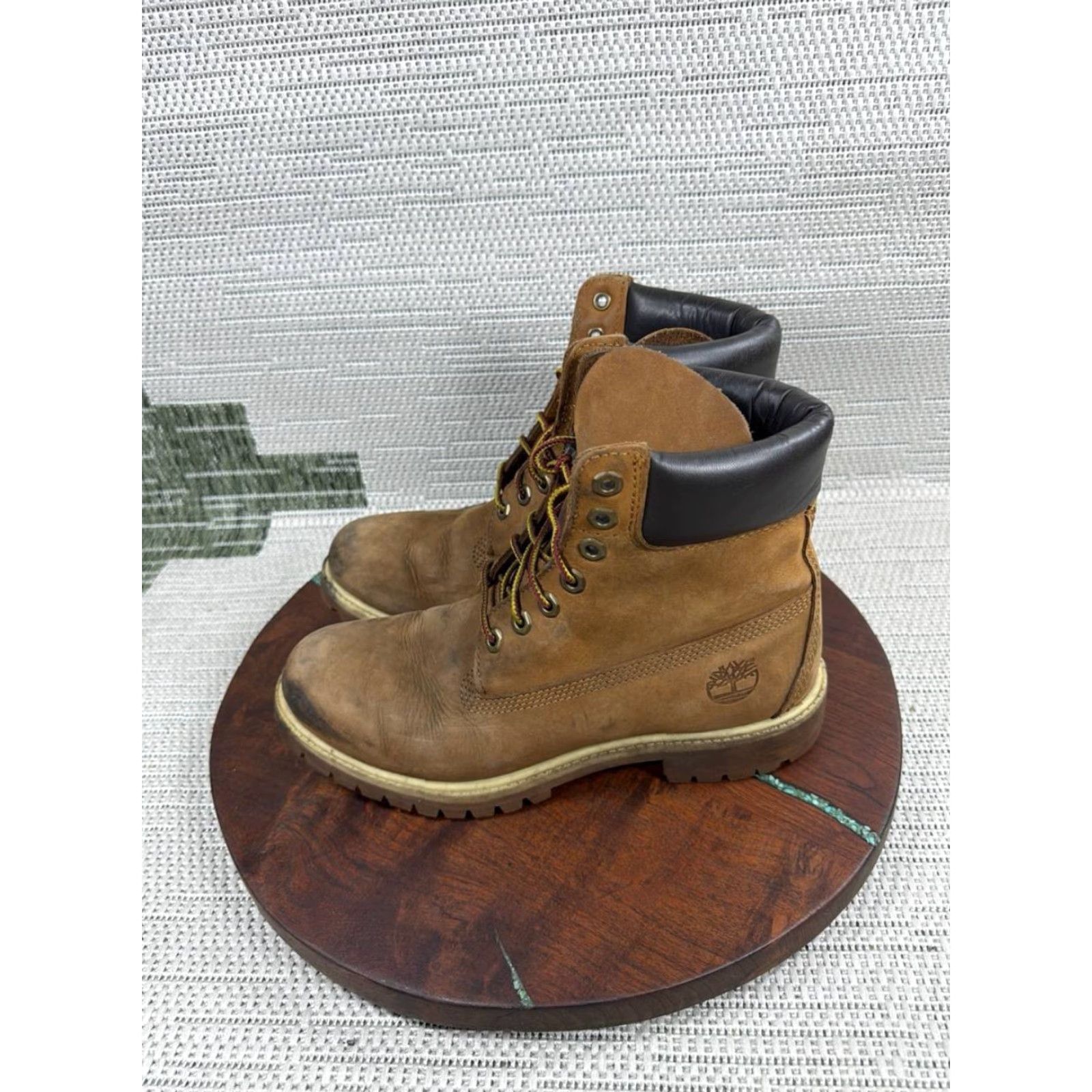 Timberland Timberland PRO Boots Mens Size 7.5 M Premium 6-Inch Soft Toe Work Brown Leather Size US 8 / EU 41 - 3 Thumbnail