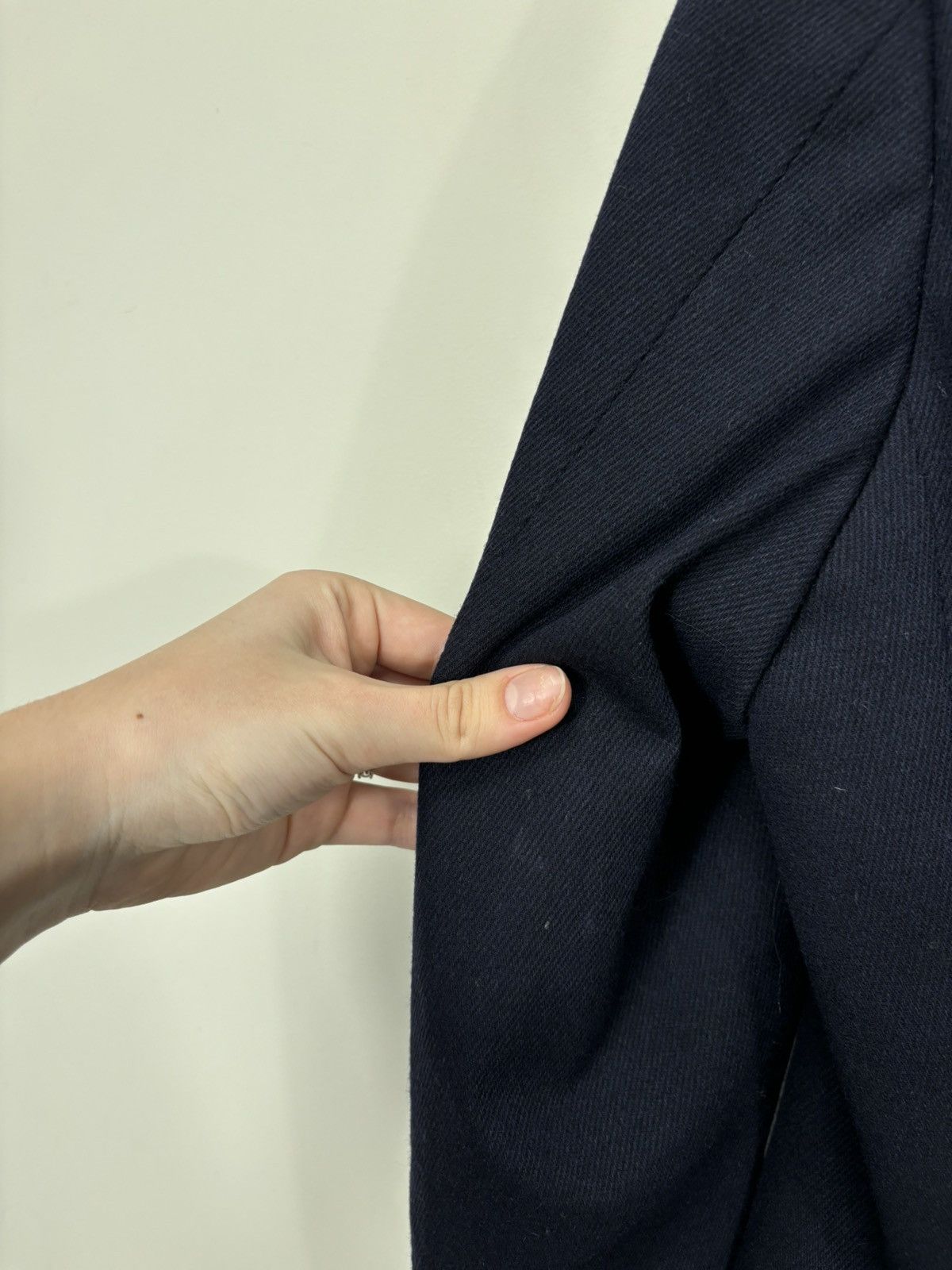 Grifoni Mauro Grifoni Men’s Navy Blue Wool Blend Blazer Jacket Size 40R - 19 Thumbnail