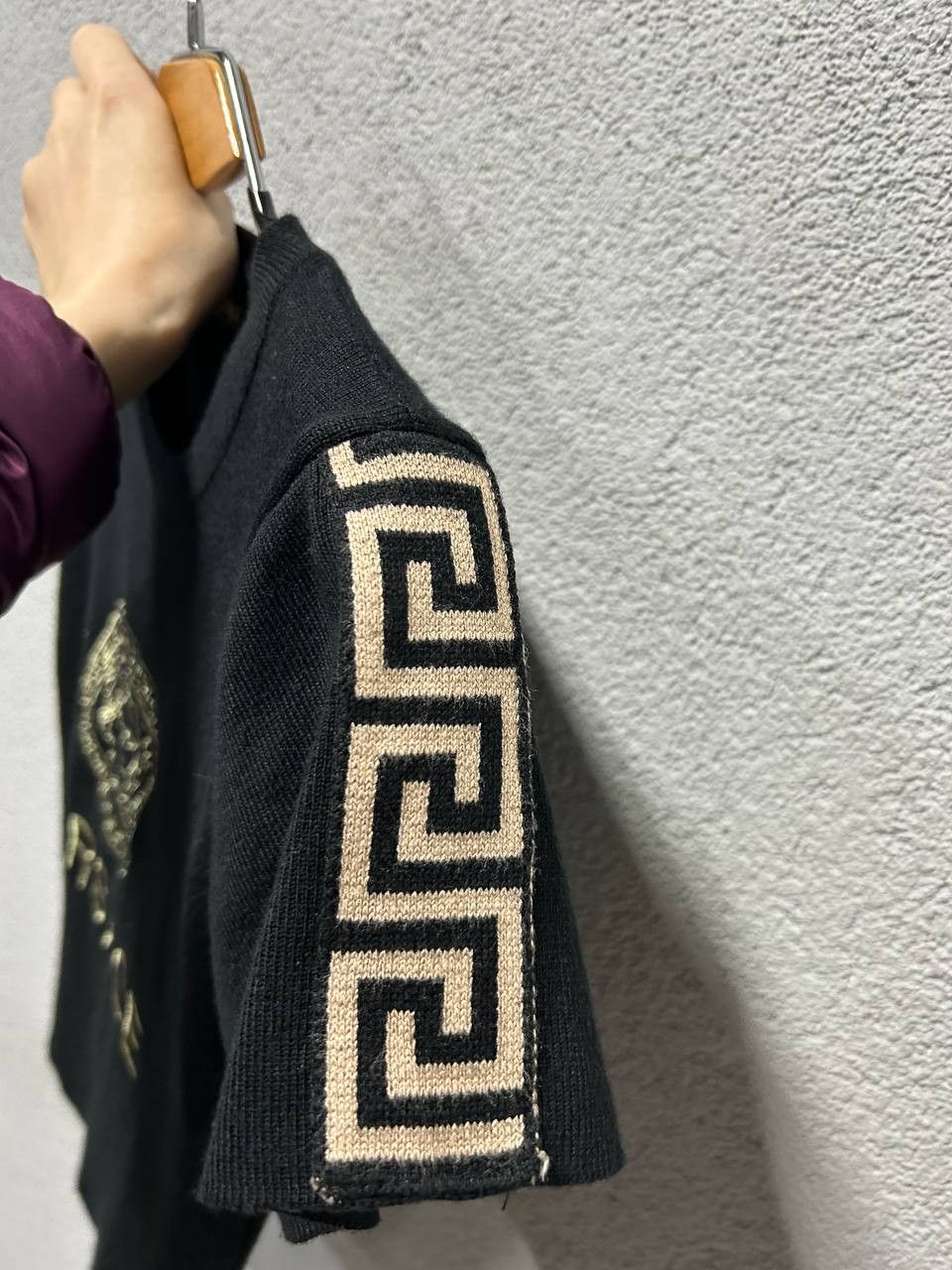 Versace Versace womens black crop top size XS - S Size S / US 4 / IT 40 - 3 Thumbnail
