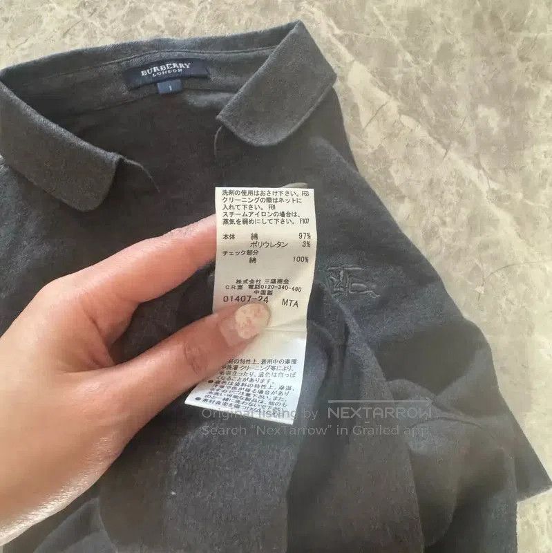 Burberry Burberry Gray Short Sleeve Polo T-Shirt. Size S / US 4 / IT 40 - 8 Thumbnail