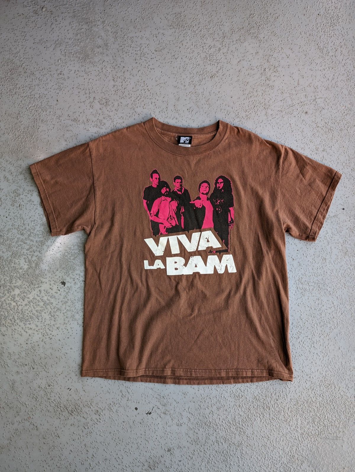 image of Official Mtv VTG Y2K Viva La Bam Jackass Bam Margera in Brown, Men's (Size Large)
