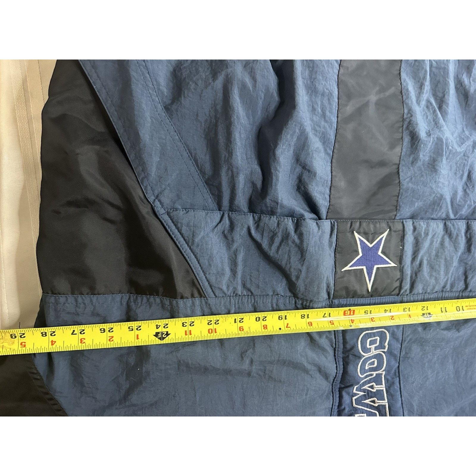 Starter 90s Dallas Cowboys Starter Pro Line 1/4 Zip Jacket Size 2XL Size US XXL / EU 58 / 5 - 9 Thumbnail