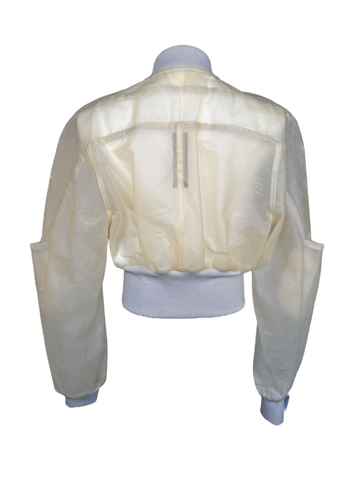 Rick Owens Rick Owens Girdered Bomber Cropped in Transparent Leather Size US M / EU 48-50 / 2 - 2 Thumbnail