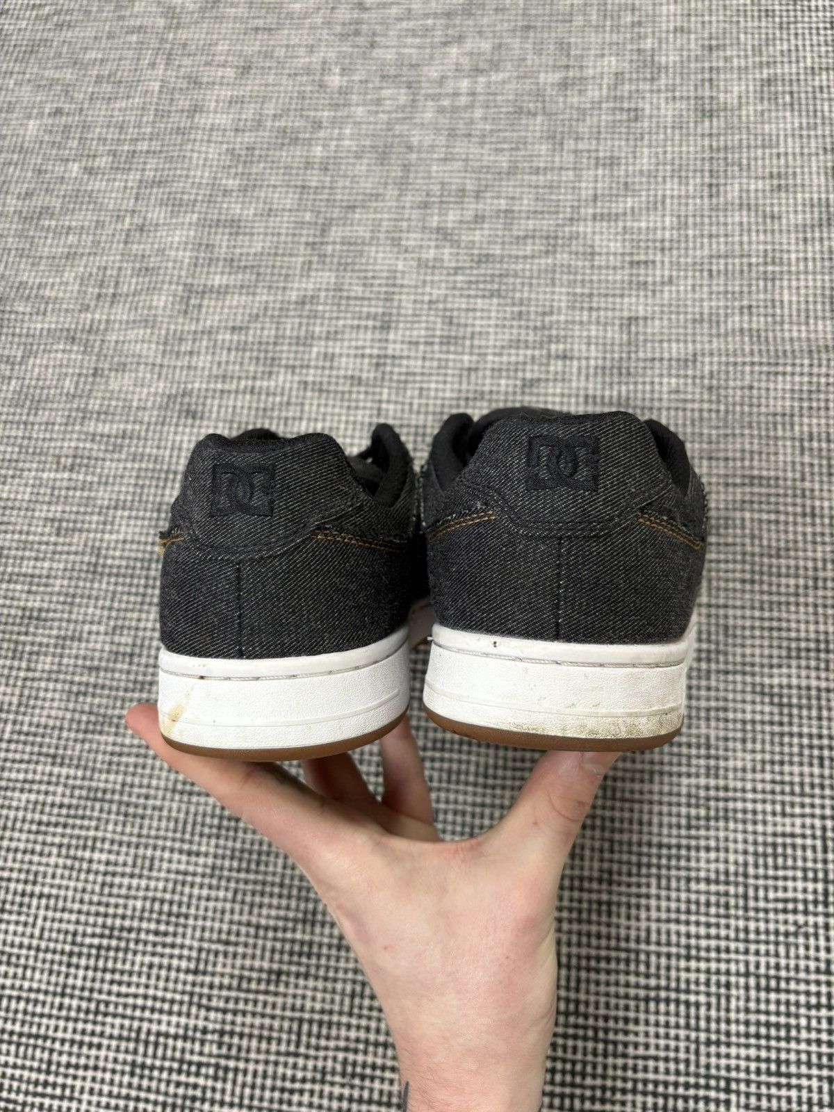 DC Dc manteca raw denim skate sneakers y2k style Size US 8.5 / IT 38.5 - 6 Thumbnail