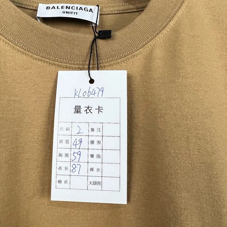 Balenciaga Balenciaga Embroidered Reverse Letter Logo Short Sleeve Size US M / EU 48-50 / 2 - 7 Thumbnail