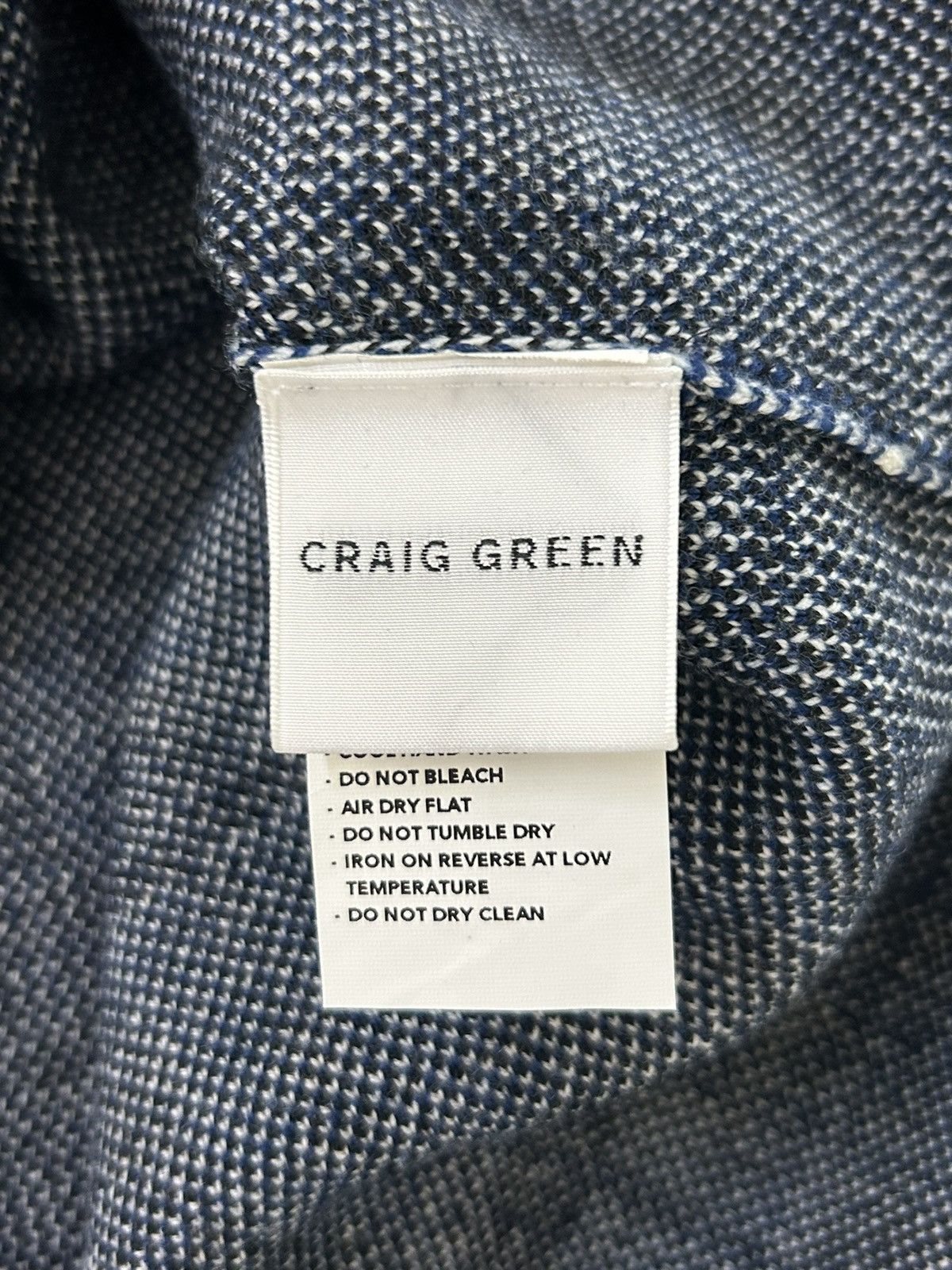 Craig Green Plaid Cross Stitch Sweater Size US XS / EU 42 / 0 - 5 Thumbnail